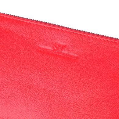 Женский кожаный кошелек на три отделения ST Leather 23109 Красный