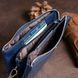 Вместительный клатч на два отделения женский ST Leather 19248 Синий