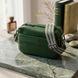 Сумка на одне відділення для стильних жінок із натуральної шкіри Vintage 22603 Зелена