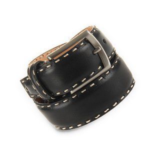 Практичный ремень из натуральной кожи Tony Perotti 21091_1 (1053 nero) Черный