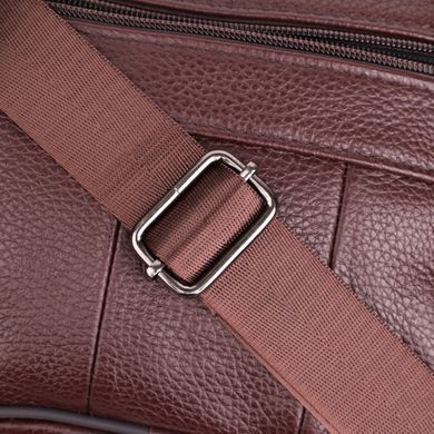 Зручна чоловіча сумка з натуральної шкіри 22858 Vintage Коричневий