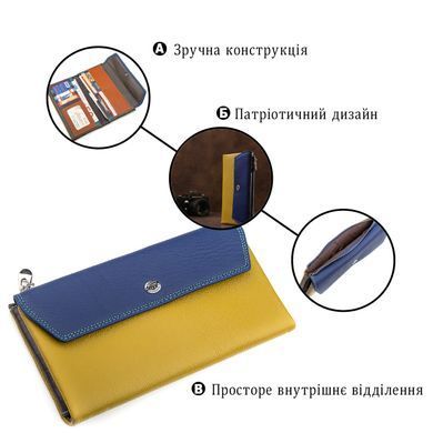 Кошелек женский ST Leather 18405 (SB42-2) летний Синий
