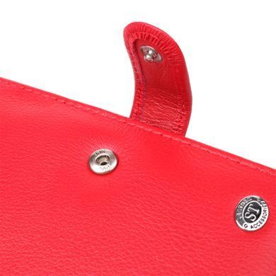 Красива обкладинка на документи для жінок з натуральної шкіри ST Leather 23118 Червоний