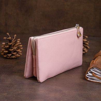 Вместительный клатч на два отделения женский ST Leather 19250 Розовый