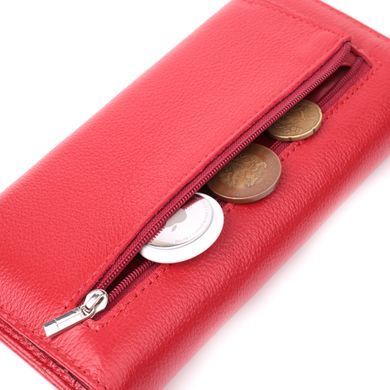 Отменный женский кошелек из натуральной кожи ST Leather 22524 Красный