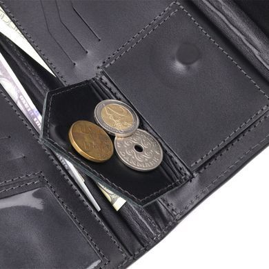 Практичное мужское портмоне Grande Pelle 11424 Коричневый