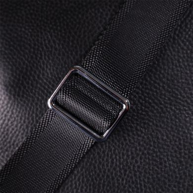 Интересная плечевая сумка для мужчин из натуральной кожи Vintage sale_15100 Черный