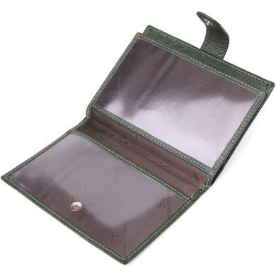 Оригинальная обложка на документы унисекс из натуральной кожи ST Leather 23119 Зеленый