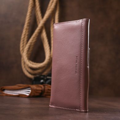 Превосходный кожаный женский кошелек Grande Pelle 11577 Розовый