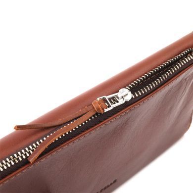 Практичное мужское портмоне Grande Pelle 11424 Коричневый