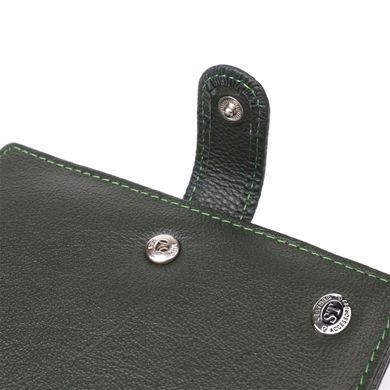 Оригинальная обложка на документы унисекс из натуральной кожи ST Leather 23119 Зеленый