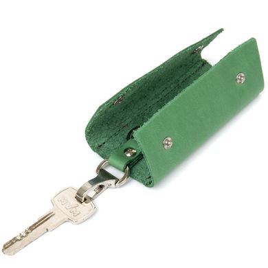 Шкіряна яскрава ключниця GRANDE PELLE 11345 Зелений
