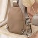 Слинг сумка из натуральной кожи для женщин Vintage 22939 Бежевый