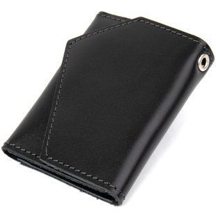 Добротная кожаная ключница GRANDE PELLE&nbsp;11354 Черный