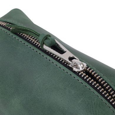 Кожаная косметичка унисекс GRANDE PELLE 11571 Зеленый