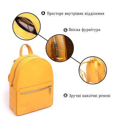 Практичний жіночий рюкзак Shvigel 16306 Жовтий