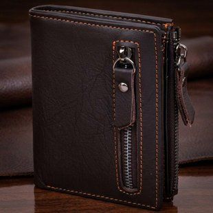 Кошелек мужской Vintage 14687 Коричневый