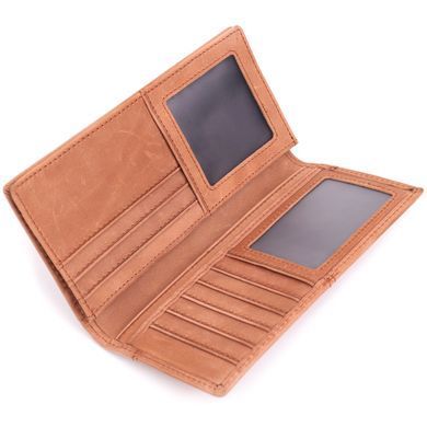 Кошелек унисекс в винтажной натуральной коже 22853 Vintage Рыжий