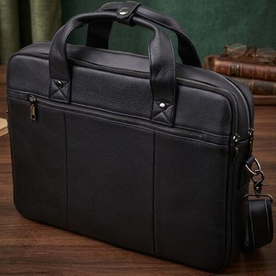 Портфель для чоловіків з натуральної шкіри Vintage 23042 Чорний