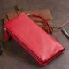 Кошелек-клатч из кожи с карманом для мобильного ST Leather 19315 Красный