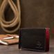 Кожаный стильный зажим для денег унисекс GRANDE PELLE 11541 Черный