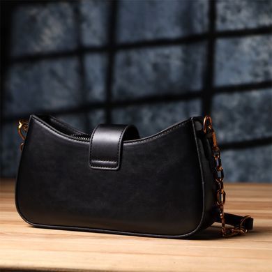 Жіноча елегантна сумка з екошкіри Vintage sale_15149 Чорний
