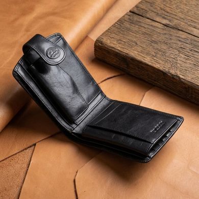 Мужское портмоне Tony Perotti Accademia 1471 nero (90591) Черное