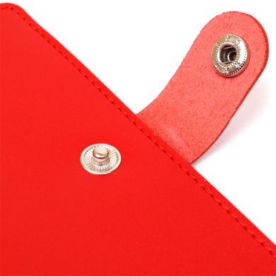 Практичный кожаный тревел-кейс Shvigel 16524 Красный