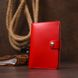 Практичный кожаный тревел-кейс Shvigel 16524 Красный