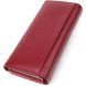 Элегантный кошелек у два сложения из натуральной кожи ST Leather 23065 Бордовый
