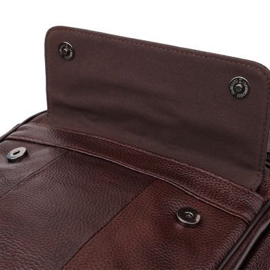 Чоловіча сумка з ручкою для перенесення в руці з натуральної шкіри Vintage 23024 Коричневий