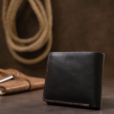 Кожаное стильное портмоне GRANDE PELLE 11551 Черный