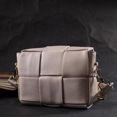 Вечірня жіноча сумка з палітурками з натуральної шкіри Vintage 22311 Біла