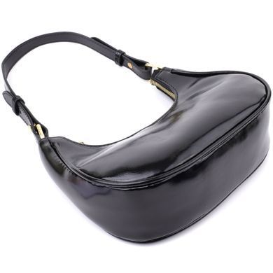 Лакированная женская сумка на плечо из экокожи Vintage sale_15150 Черный