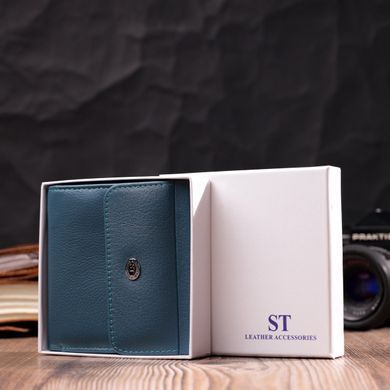 Стильний жіночий гаманець середнього розміру ST Leather 19497 Бірюзовий