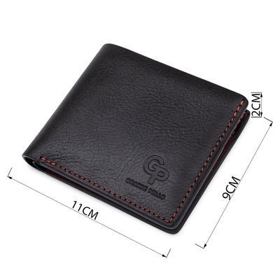 Кожаное стильное портмоне GRANDE PELLE 11551 Черный