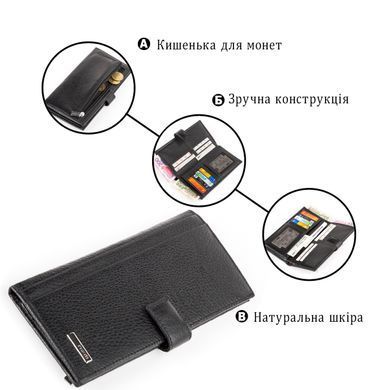 Портмоне чоловіче KARYA 17018 Чорне