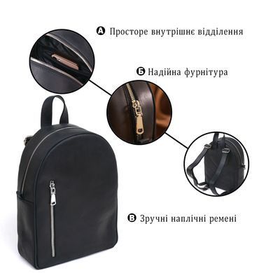 Универсальный винтажный женский рюкзак Shvigel 16328 Черный