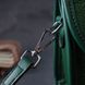 Компактна жіноча шкіряна сумка з напівкруглим клапаном Vintage 22260 Зелена