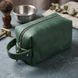 Кожаная косметичка унисекс GRANDE PELLE 11573 Зеленый