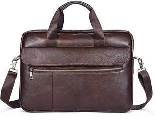 Сумка мужская под ноутбук Vintage 14751 Коричневая