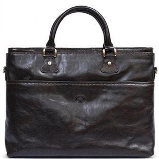 Женский деловой портфель Tony Perotti Italico 9625 moro (90442) Коричневый