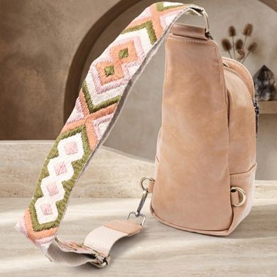 Сумка через плече для жінок з екошкіри Vintage 22790 Світло-коричневий