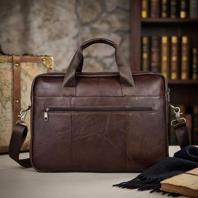 Сумка мужская под ноутбук Vintage 14751 Коричневая