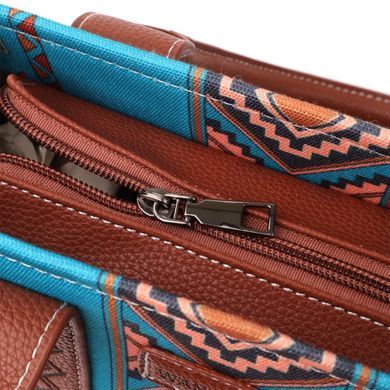 Барвиста жіноча сумка з текстилю Vintage sale_15151 Різнокольоровий