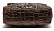 Cумка мужская с тиснением под крокодила Vintage 14698 Коричневая