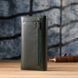 Горизонтальный кошелек у два сложения из натуральной кожи ST Leather 23067 Зеленый