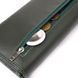 Горизонтальный кошелек у два сложения из натуральной кожи ST Leather 23067 Зеленый