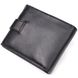 Зручний чоловічий гаманець із зернистої шкіри KARYA 21037 Чорний