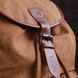 Мужской текстильный рюкзак что закрывается клапаном на магнит Vintage 22155 Коричневый